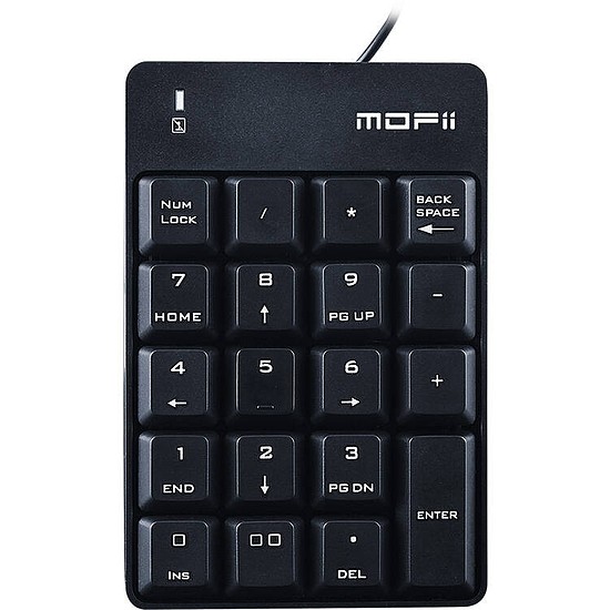 MOFII vezetékes numerikus billentyűzet (ANGOL) X810 fekete (X810 Black)