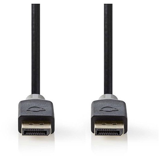 Monitor kábel DisplayPort M (papa) - DisplayPort M (papa) 5m fekete