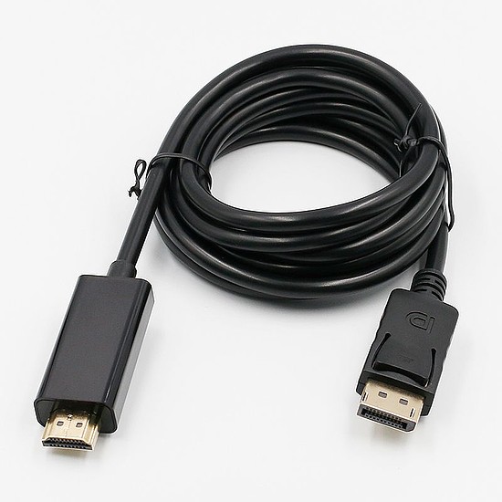 Monitor konverter kábel DisplayPort M(Papa) - HDMI M(Papa) 1m