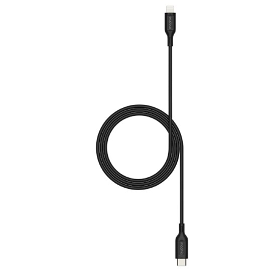 Mophie Essentials Lightning - USB-C kábel 1 m - fekete