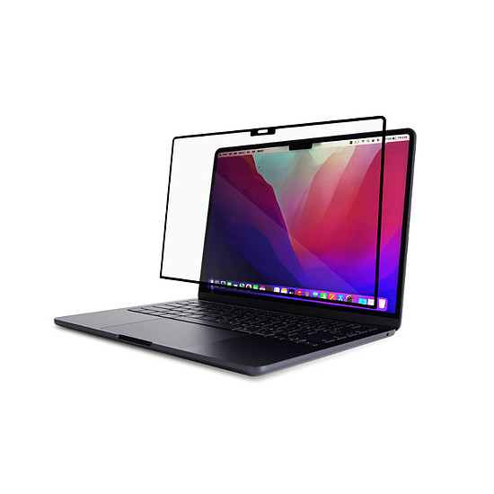 Moshi iVisor AG - Matt képernyővédő fólia MacBook Air 13,6" M3 2024 / M2 2022 fekete/tiszta/matt gépekhez (99MO040918)