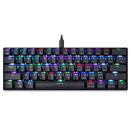 Motospeed CK61 Mechanikus ANGOL kiosztású játékbillentyűzet RGB (CK61-Blue)