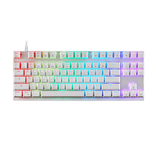 Motospeed K82 Mechanikus ANGOL gamer billentyűzet RGB, fehér (K82-WhiteRed)