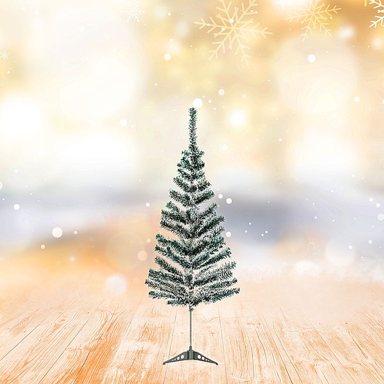 Műfenyő - 120 cm - havas (56484A)