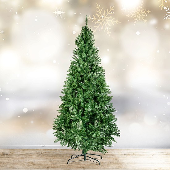 Műfenyő - 180 cm - Nordmann - PVC - sötétzöld (56486E)