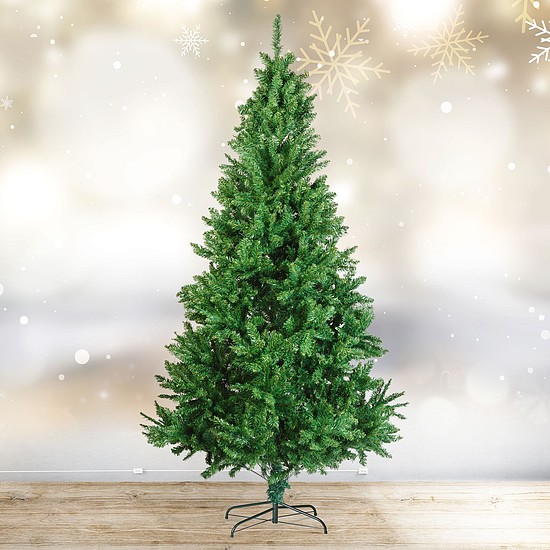 Műfenyő - 210 cm - Nordmann - PVC - sötétzöld (56486F)