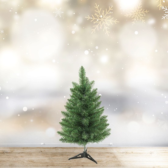 Műfenyő - 60 cm - Nordmann - PVC - sötétzöld (56486A)