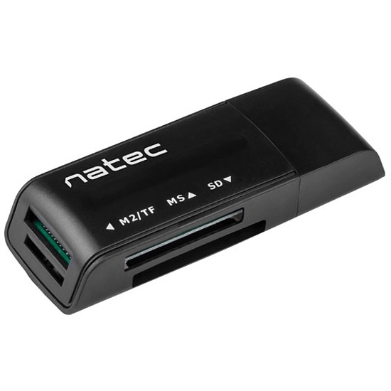 Natec Ant 3 Kártyaolvasó SDHC USB 2.0, fekete (NCZ-0560)