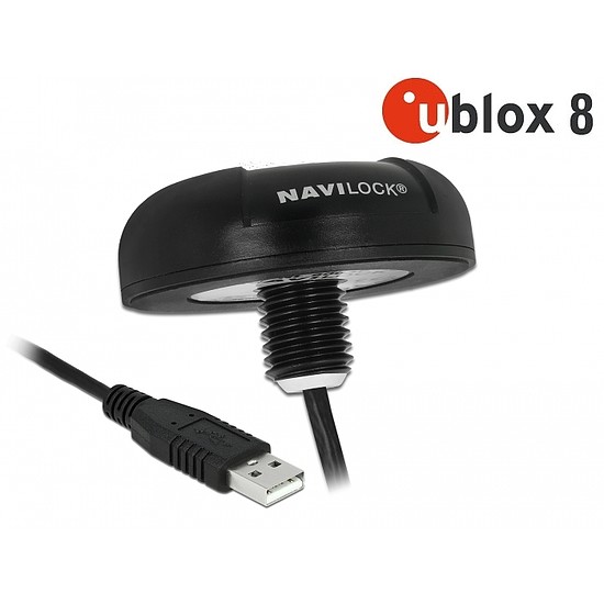 Navilock GNSS Beidou Galileo Glonass GPS NL-8004U u-blox 8 USB roof mount 4,50 m Navilock (62531)