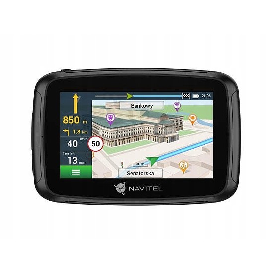 Navitel G590 Moto GPS Motorkerékpár Navigáció, 5" kijelző, fekete