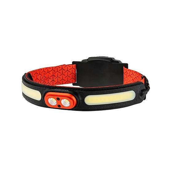 NEBO NEB-HLP-0021-G CURVBEAM 600 FLEX fejlámpa, 600 lumen, 1100mAh, COB LED, IPX4, 180-os világítás