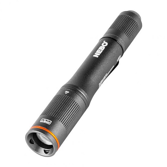 NEBO NEB-POC-0006-G Columbo 100 zseblámpa, 100 lm - 35 lm, IP67, 4x zoom, acél zsebcsipesz