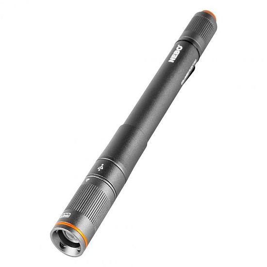NEBO NEB-POC-0008-G Columbo 250 Flex zseblámpa, 250 lm - 30 lm, Flex Power, 3 üzemmód, 4x zoom, IP67, 750 mAh