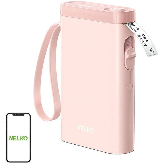 Nelko P21 hőcímke nyomtató rózsaszín (P21 Pink)