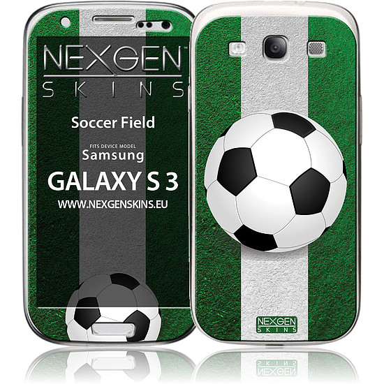 Nexgen Skins 3D effektussal Samsung Galaxy S3-hoz Soccer Field 3D (GAL30031)