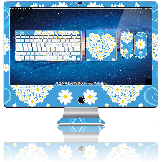 Nexgen Skins 3D hatással iMac 27"-hez Hearts and Daisies 3D (IMAC270030)