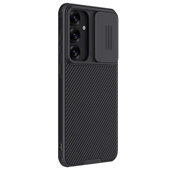 Nillkin CamShield Pro tok Samsung Galaxy S25 készülékhez kameravédővel - fekete