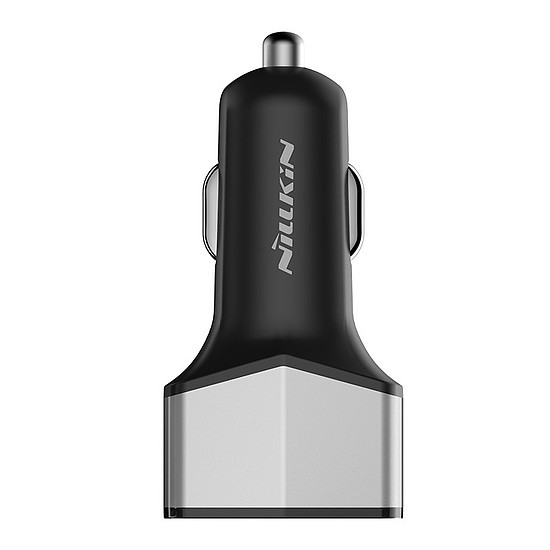 Nillkin Celerity autós töltő - 2x USB-A + 1x USB-C, 32 W ezüst (32W-SL)