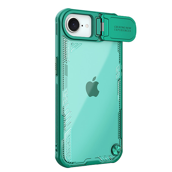 Nillkin Iceblade Prop tok lencsevédővel és állvánnyal iPhone 16e-hez - zöld