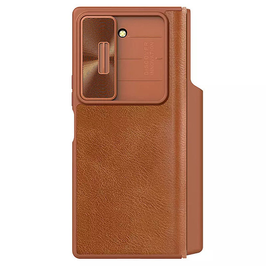 Nillkin - Qin Pro bőrtok - Samsung Galaxy Z Fold6 - barna (KF2333581)