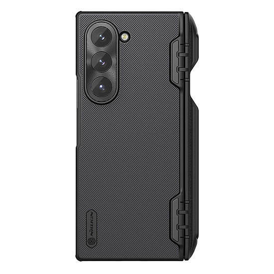 Nillkin Super Frosted Shield összecsukható mágneses tok Samsung Galaxy Z Fold 6 5G telefonhoz, ceruzatartóval és mágneses modullal - fekete