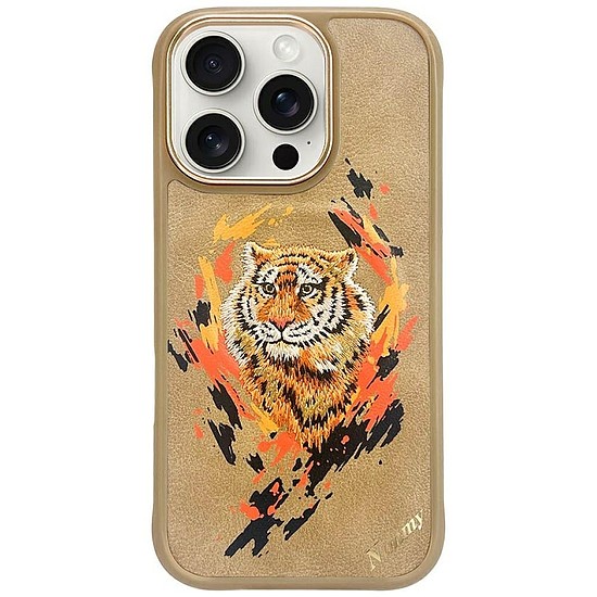 Nimmy Tiger MagSafe tok iPhone 16 Pro-hoz - barna