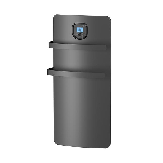 Noirot E221124 RSS Anuri DY 1200 AN törölközőszárító, 1200 W, IP24 védettség, beépített ventilátor, gyerekzár, antracit szürke