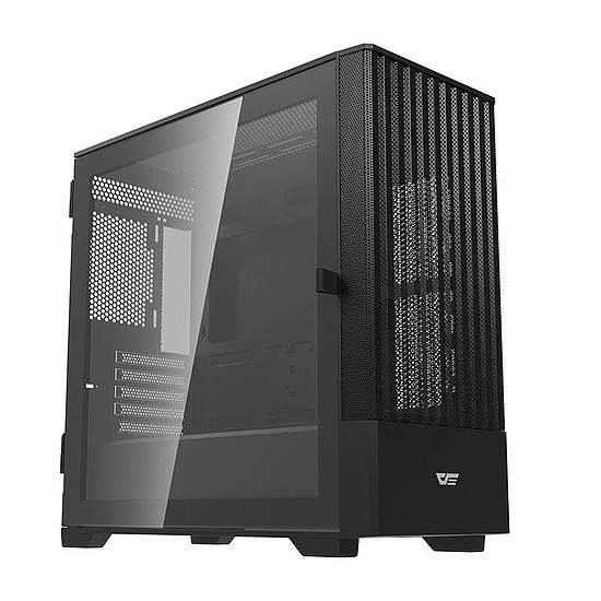 Obudowa komputerowa Darkflash DK415 + 2 goylatory, czarna (DK415 Black + 2 fans)