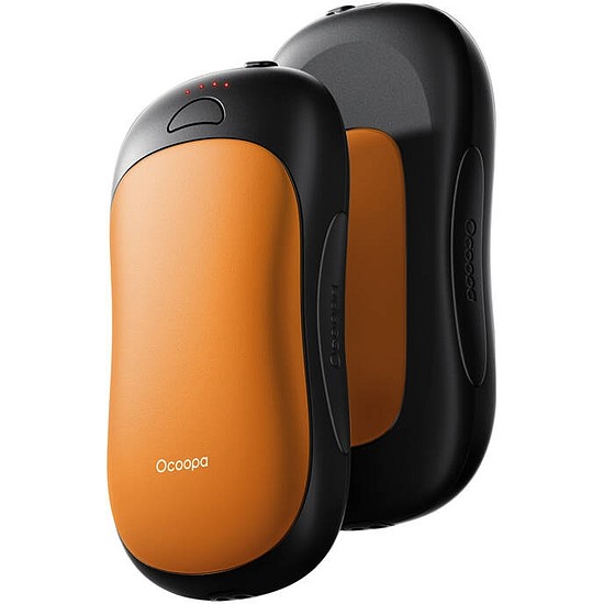 Ocoopa UT3 Pro 2x5000 mAh kézmelegítő powerbank funkcióval, USB-C, narancssárga/fekete (UT4102-OG_BK)