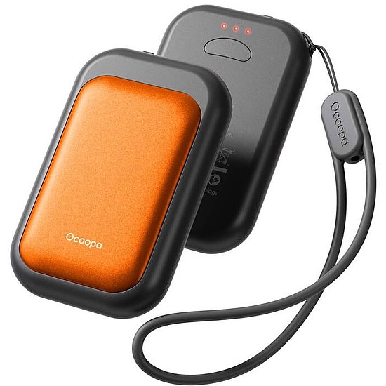 Ocoopa UT4 Young 2x2500 mAh kézmelegítő, USB-C, fekete és narancs (UT3056)