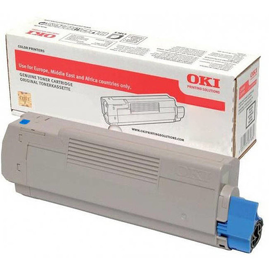 Oki C532 C542 Cyan lézertoner eredeti 6K 46490607