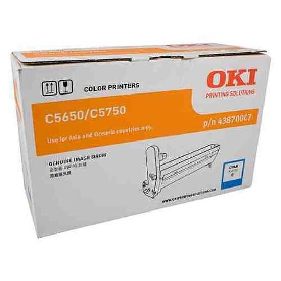 Oki C5650 drum eredeti Cyan 20K 43870007