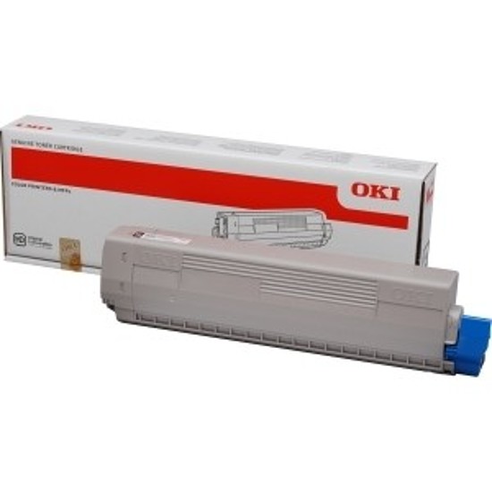 Oki C822 lézertoner eredeti Black 7K 44844616