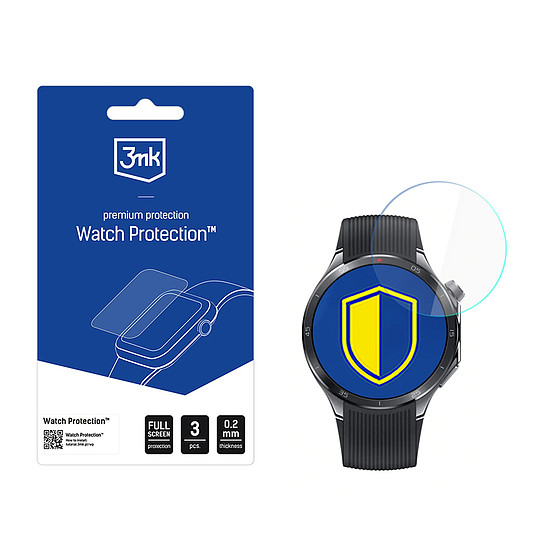 Okosóra képernyővédő üveg 3mk óravédelem FlexibleGlass Oppo Watch X2-höz