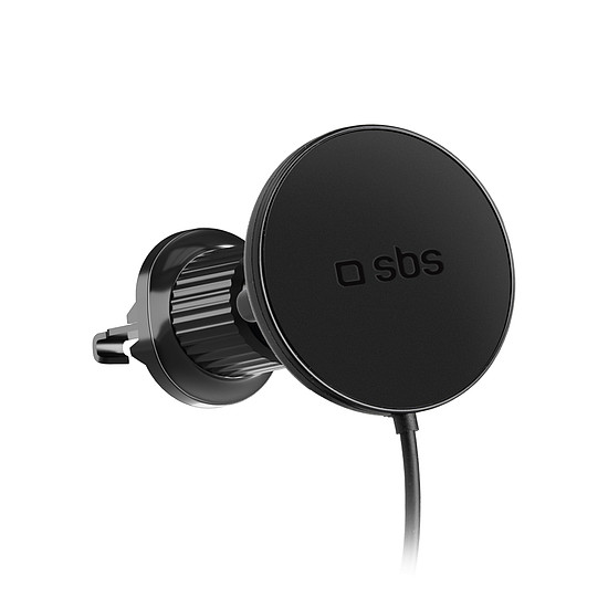 Okostelefon tartó infúziós töltővel SBS TESUPPMAG15WVENT MagSafe-kompatibilis - fekete