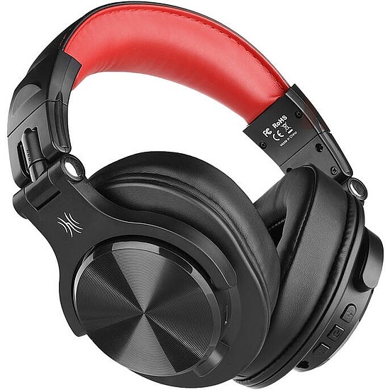 Oneodio Fusion A70 vezeték nélküli fejhallgató fekete és piros (A70 Black Red)