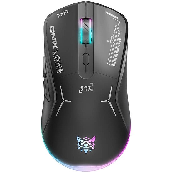 Onikuma CW917 játék egér fekete (CW917 2.4G+Wired Bla)