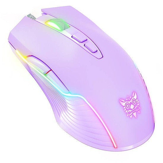 ONIKUMA RGB vezetékes játékegér CW905 lila (CW905 Wired Purple)