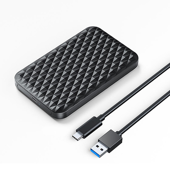 Orico 2520C3-V1 2,5"-os HDD/SSD USB-C 5Gb/s merevlemez - fekete