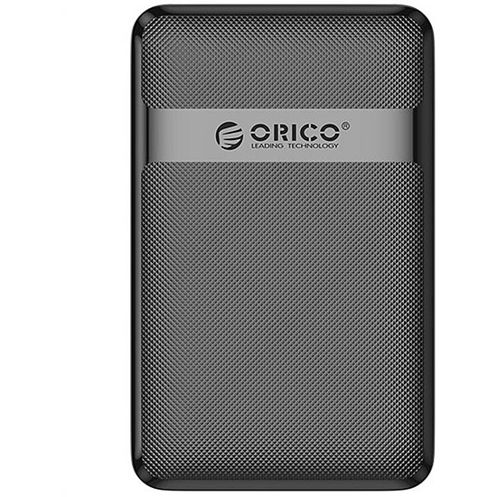 Orico 2577 HDD/SSD 2,5"-os meghajtóház, 5 Gbps, USB-A - USB Micro-B fekete (2577U3-V1-BK-EP-IP)