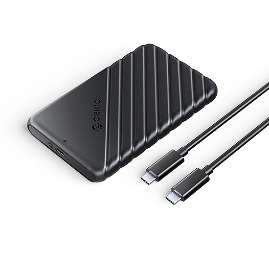 Orico 25PW1C-C3 2,5"-os HDD/SSD USB-C 3.1 6 Gb/s merevlemez - fekete