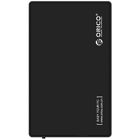 Orico 3588 HDD/SSD 3,5", 5 Gbps, USB-A - USB-B meghajtóház fekete (3588US3-V1-EU-BKBPIP)