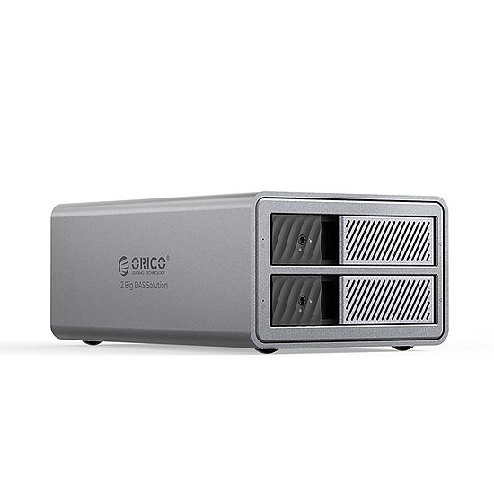 Orico 9828RU3 2 Big DAS Solution ProRAID lemeztömb 2 db 2,5"/3,5"-es SATA HDD/SSD meghajtóhoz RAID vezérlővel - szürke