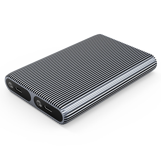 Orico AM2C3-2N kétlemezes tároló két M.2 NVME USB-C 3.2 10Gb/s meghajtóhoz - szürke