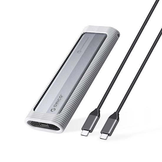 Orico AXM2F M.2 SATA SSD USB-C 3.2 lemezház - szürke