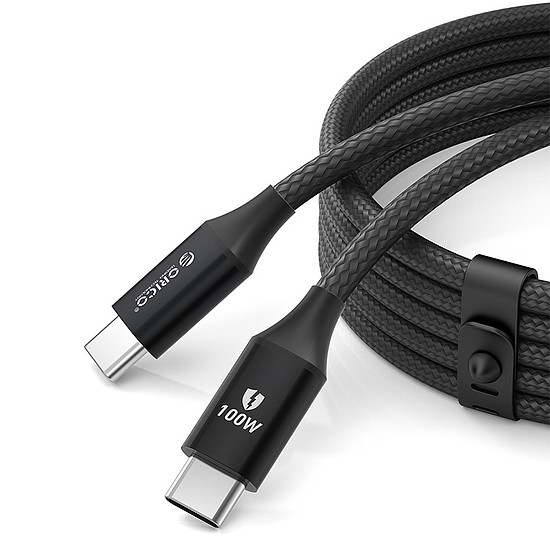 Orico CDX 100W 5A Power Delivery USB-C - USB-C kábel 1m - fekete