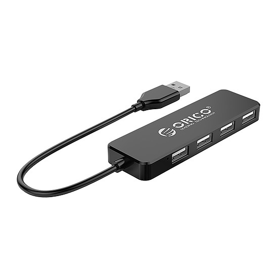 Orico FL01 USB-A Hub Dokkolóállomás 4x USB-A 2.0 - Fekete
