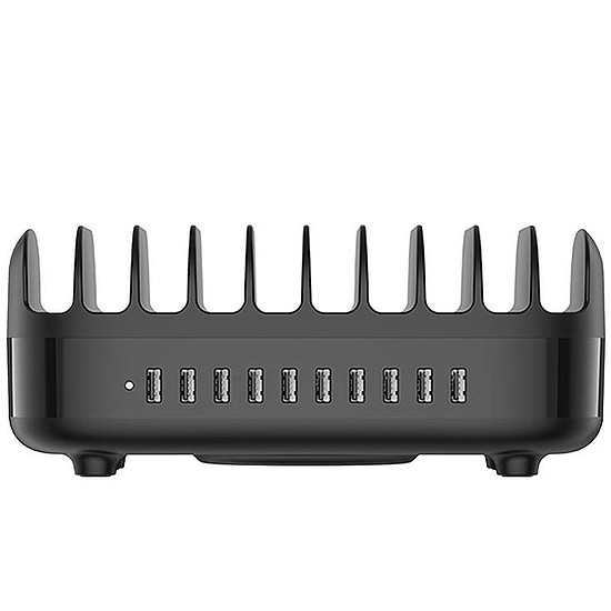 Orico intelligens töltőállomás, USB-A 10 portok fekete (DUK-10P-V1-EU-BK-BP)