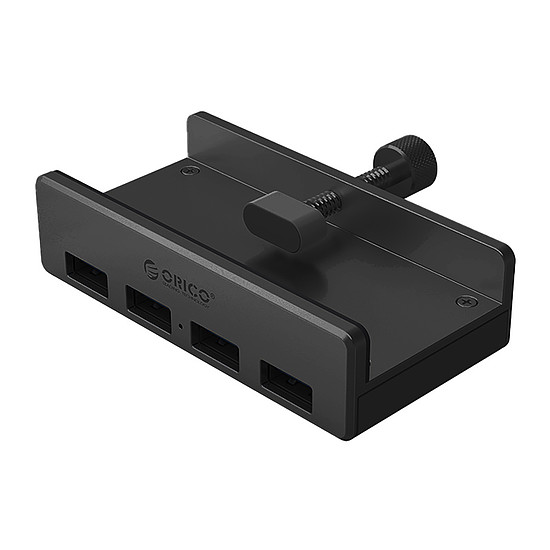 Orico MH4PU Elosztó Szorítóval Rögzíthető 4x USB-A 3.0 - Fekete