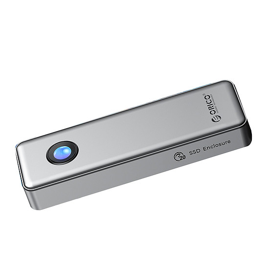Orico OUM2-G20 M.2 NVME USB-C 3.2 20Gb/s merevlemez - ezüst